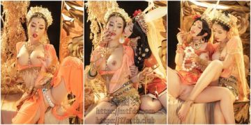 超爆款推特女神『钛合金TiTi』最新内部私拍-极品玉妃旗袍 爆乳近景 露点露脸 高清1080P版 (2)