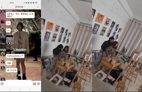 烟台科技职业学院画室两学生激情做爱，至尊宝战神疯狂输出后入撞击翘臀火爆全网